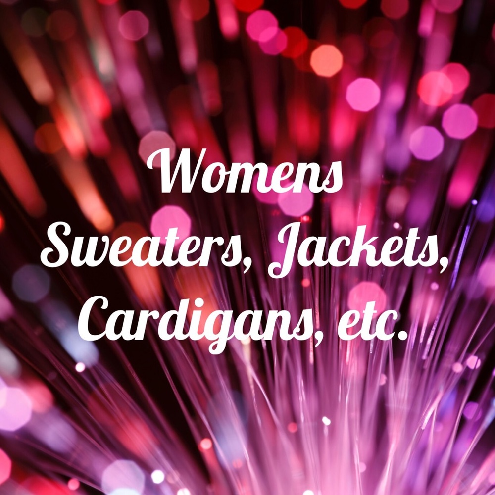 Sweaters/Sweat Shirts/Jackets/cardigans, etc.